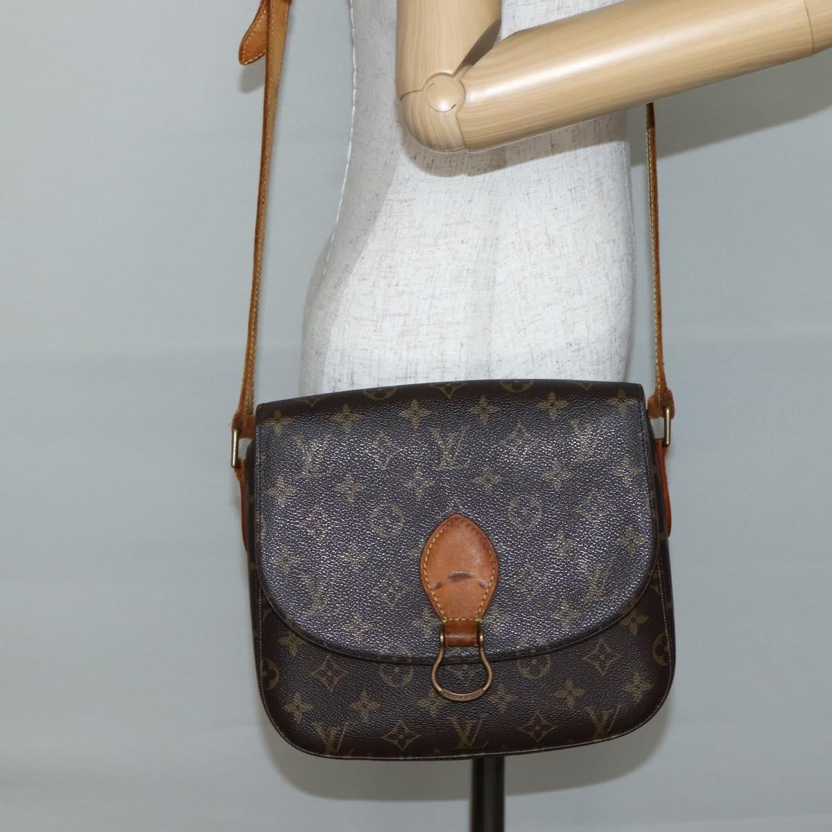LOUIS VUITTON Monogram Saint Cloud GM Shoulder Bag M51242 LV Auth 142782
