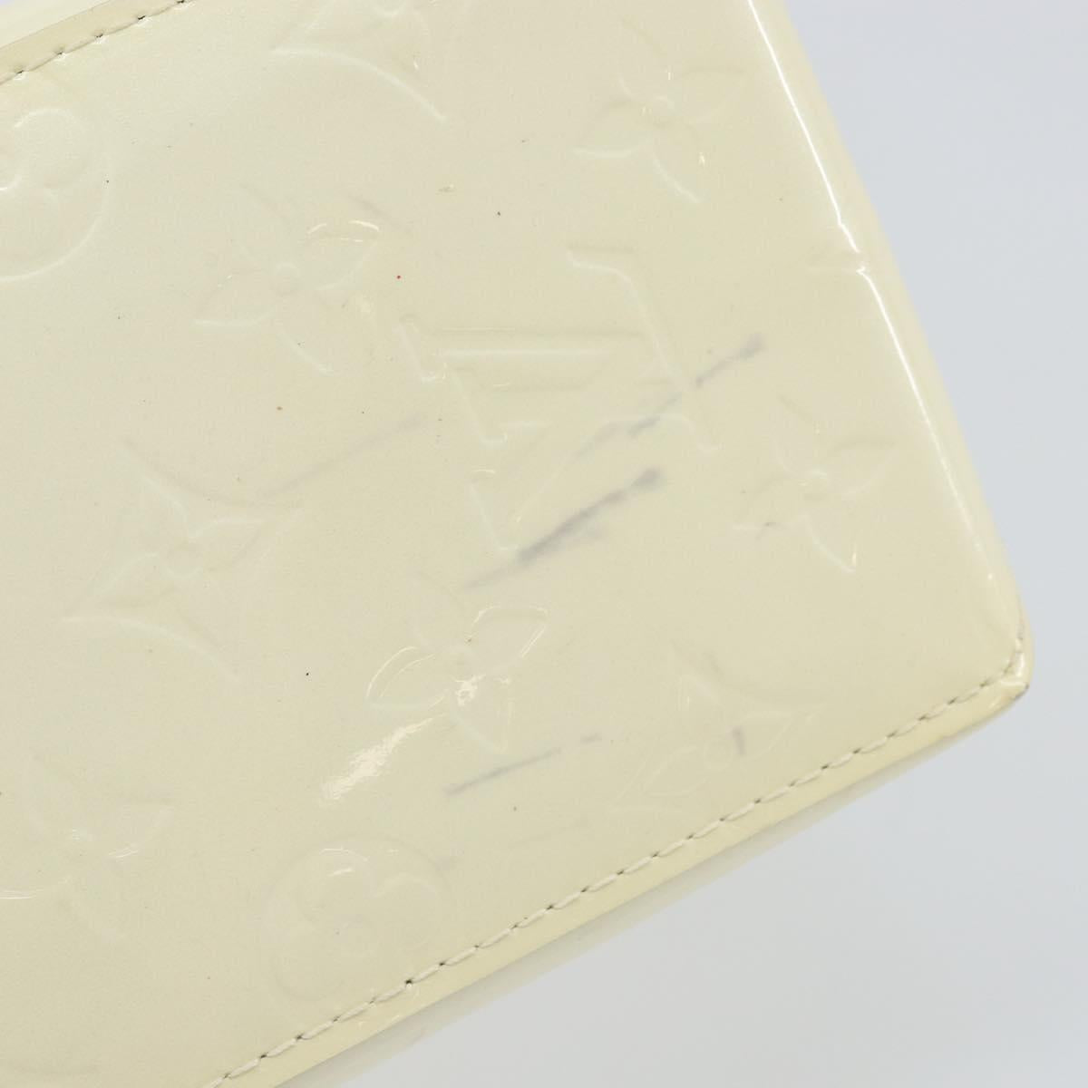 LOUIS VUITTON Monogram Vernis Reade PM Hand Bag Perle M91336 LV Auth 142788