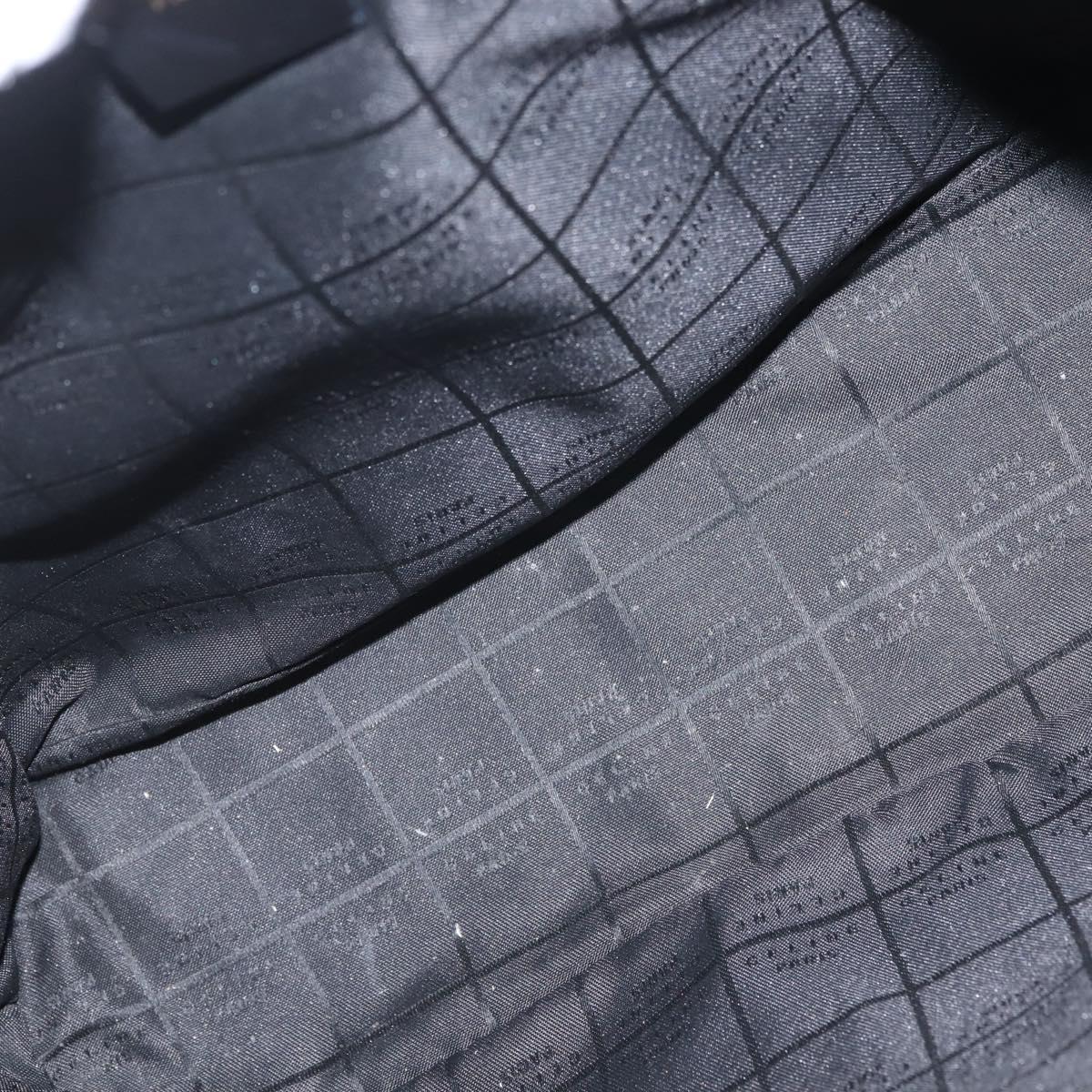 CELINE Macadam Canvas Hand Bag Brown Gold Auth 142800