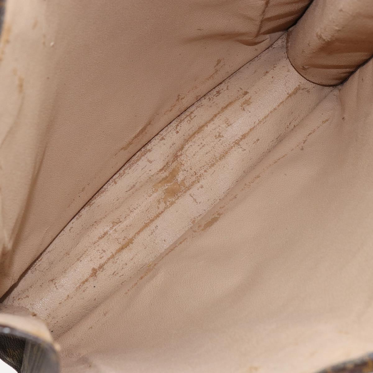 LOUIS VUITTON Monogram Sac Plat Hand Bag M51140 LV Auth 142812