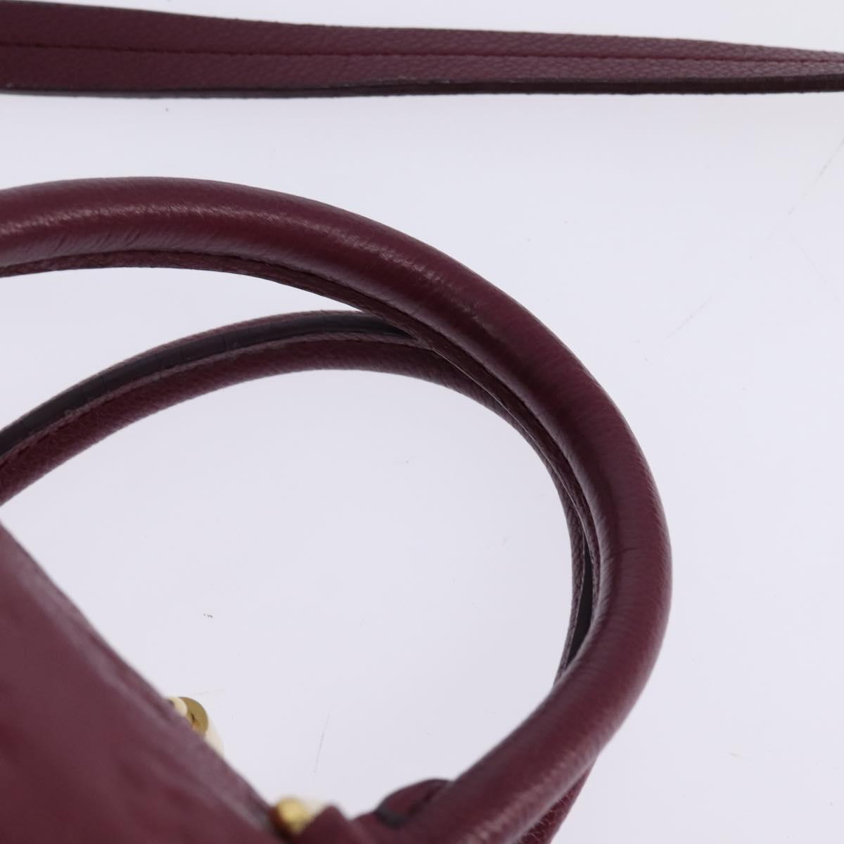 LOUIS VUITTON Empreinte Speedy Bandouliere 25 Bag 2way Oroll M40764 Auth 142817