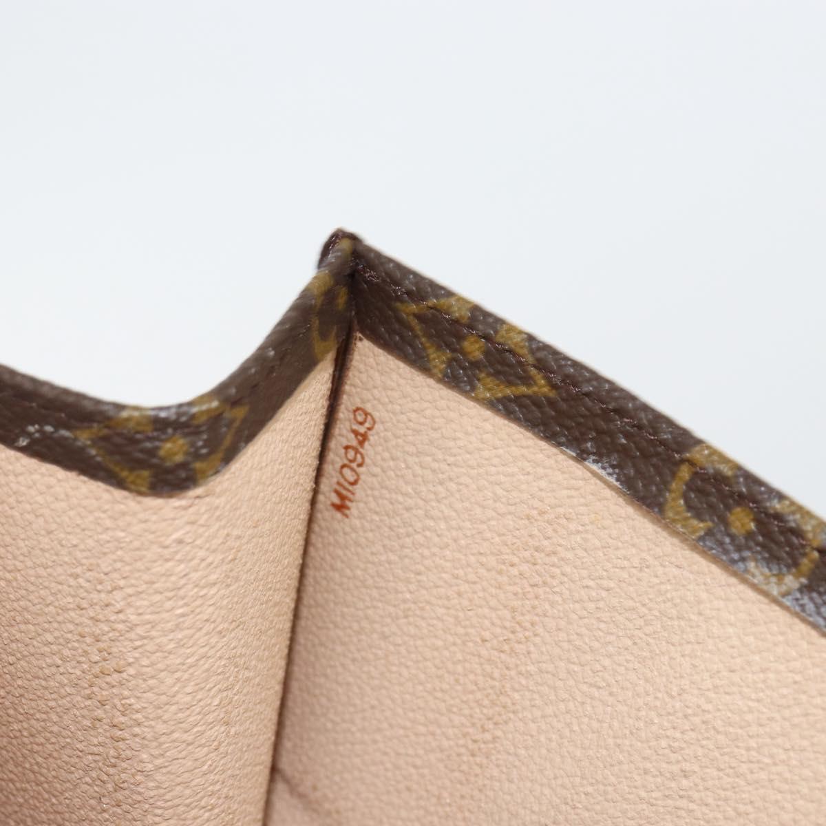 LOUIS VUITTON Monogram Sac Plat Hand Bag M51140 LV Auth 142831