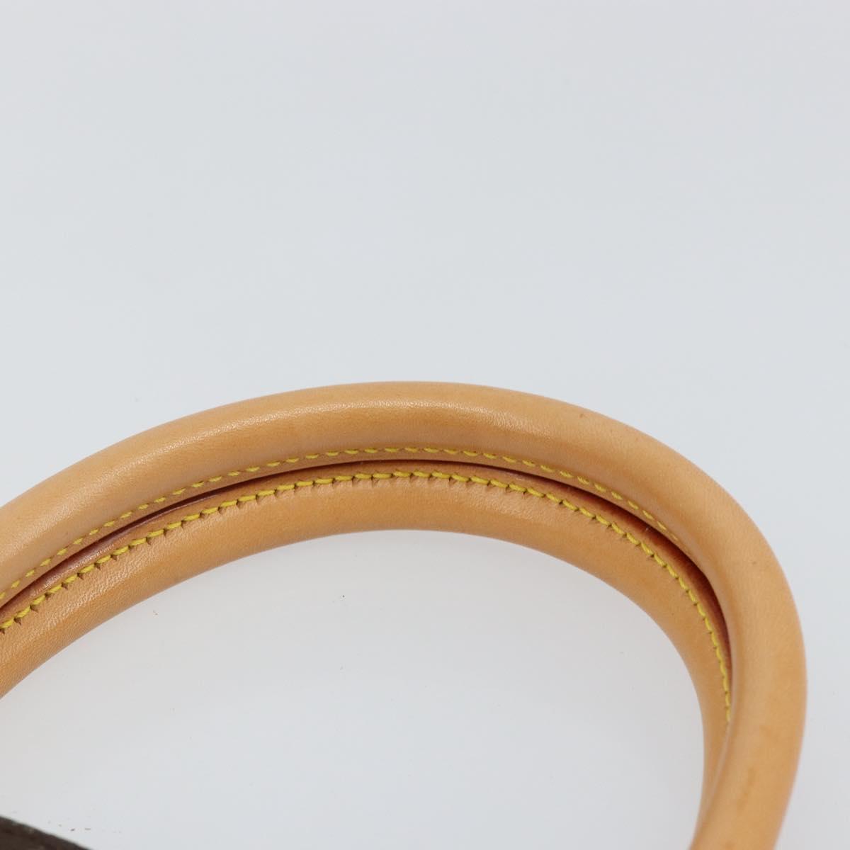 LOUIS VUITTON Monogram Sac Plat Hand Bag M51140 LV Auth 142831