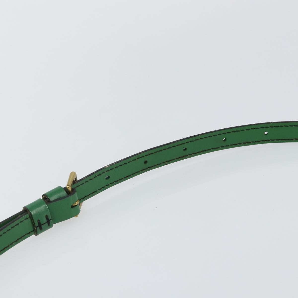 LOUIS VUITTON Epi Danube Shoulder Bag Green M45634 LV Auth 142833