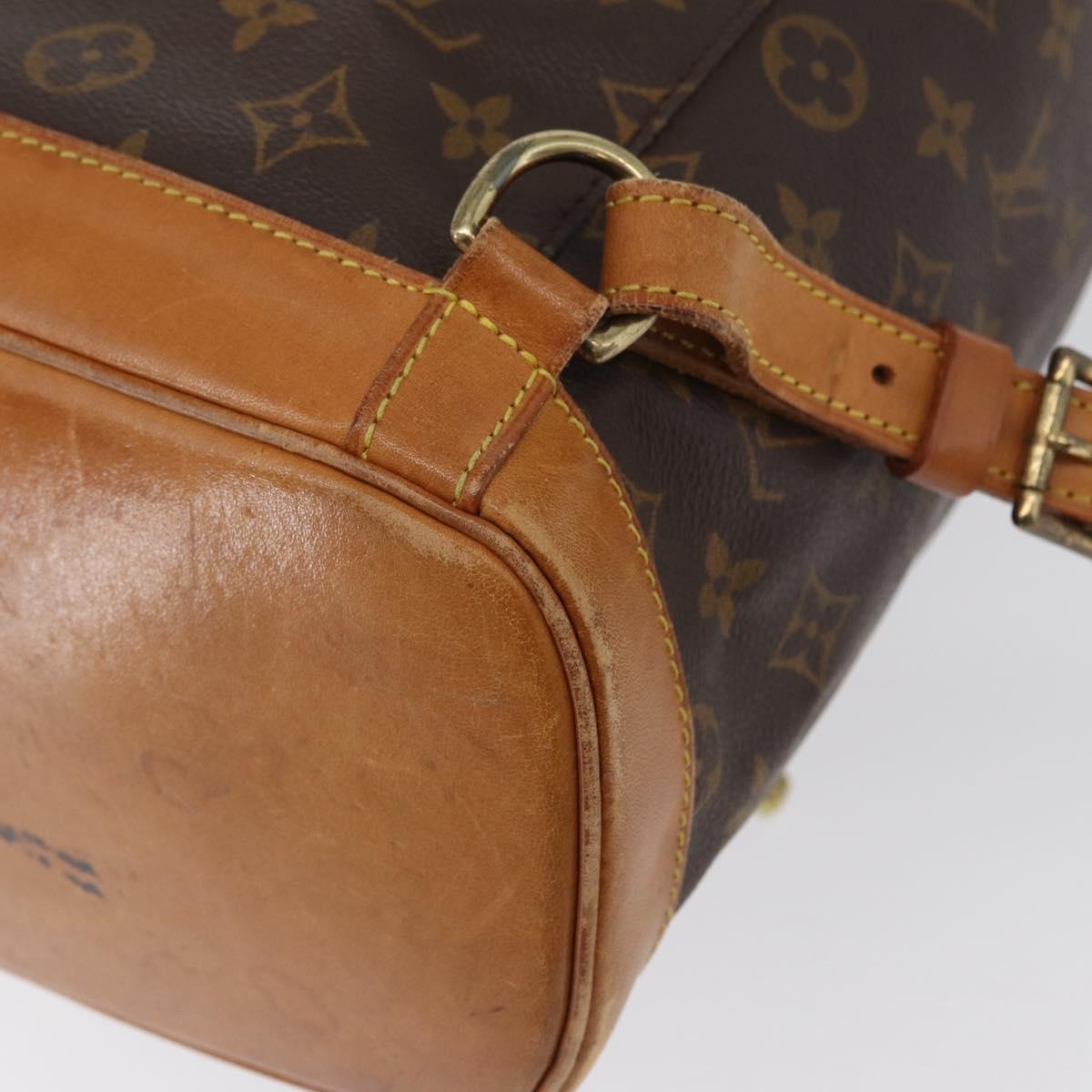 LOUIS VUITTON Monogram Montsouris GM Backpack M51135 LV Auth 142860