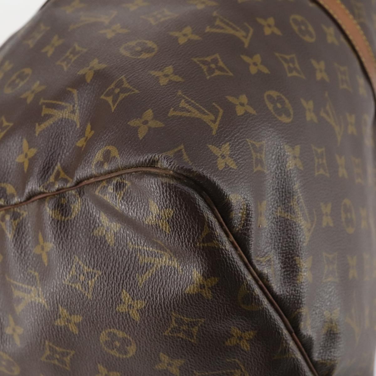 LOUIS VUITTON Monogram Keepall 55 Boston Bag M41424 LV Auth 142862