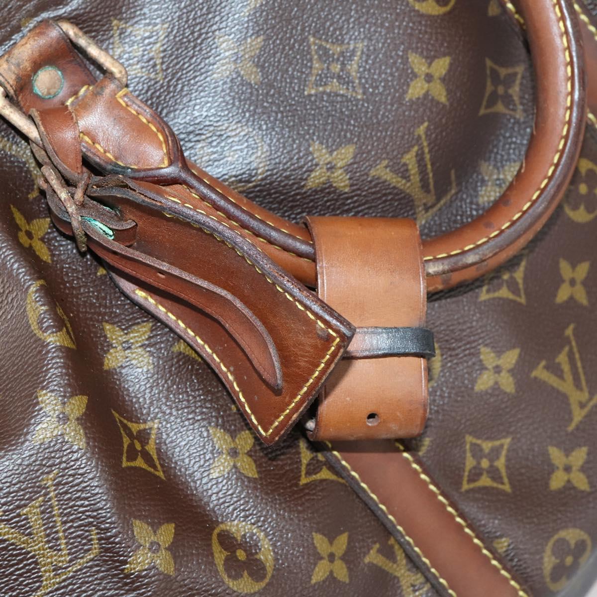 LOUIS VUITTON Monogram Keepall 55 Boston Bag M41424 LV Auth 142862