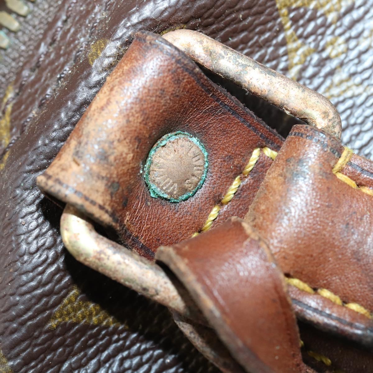 LOUIS VUITTON Monogram Keepall 55 Boston Bag M41424 LV Auth 142862