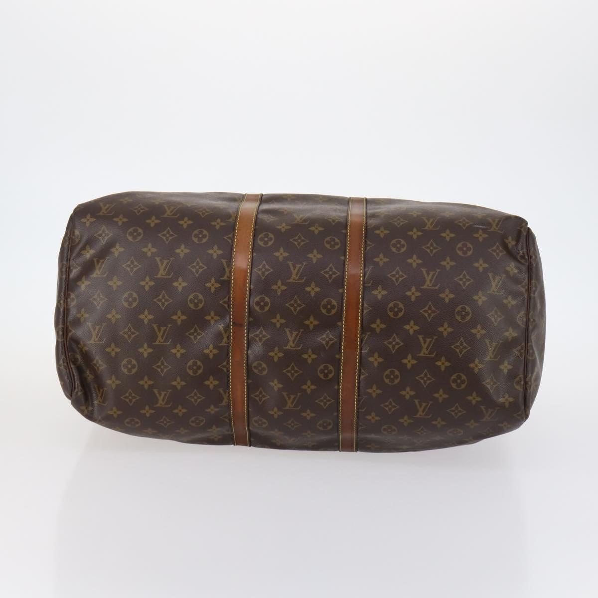 LOUIS VUITTON Monogram Keepall 55 Boston Bag M41424 LV Auth 142862
