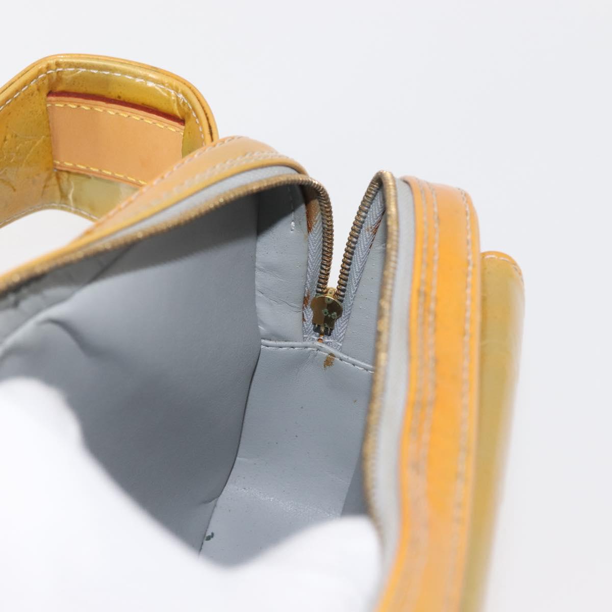 LOUIS VUITTON Monogram Vernis Fulton Waist bag Gris M91041 LV Auth 142875