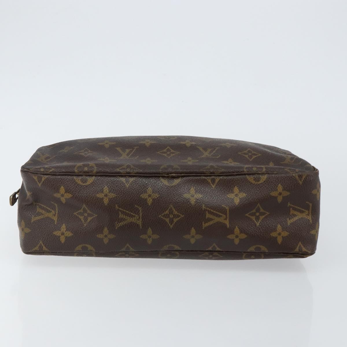 LOUIS VUITTON Monogram Trousse Toilette 28 Clutch Bag M47522 LV Auth 142876