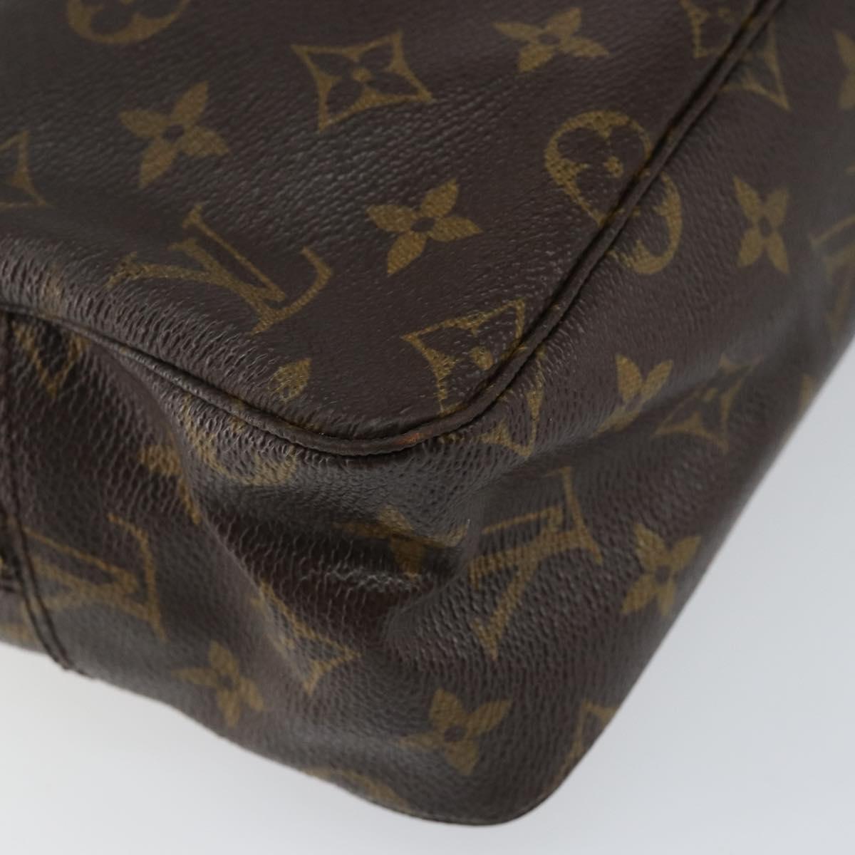 LOUIS VUITTON Monogram Trousse Toilette 28 Clutch Bag M47522 LV Auth 142876