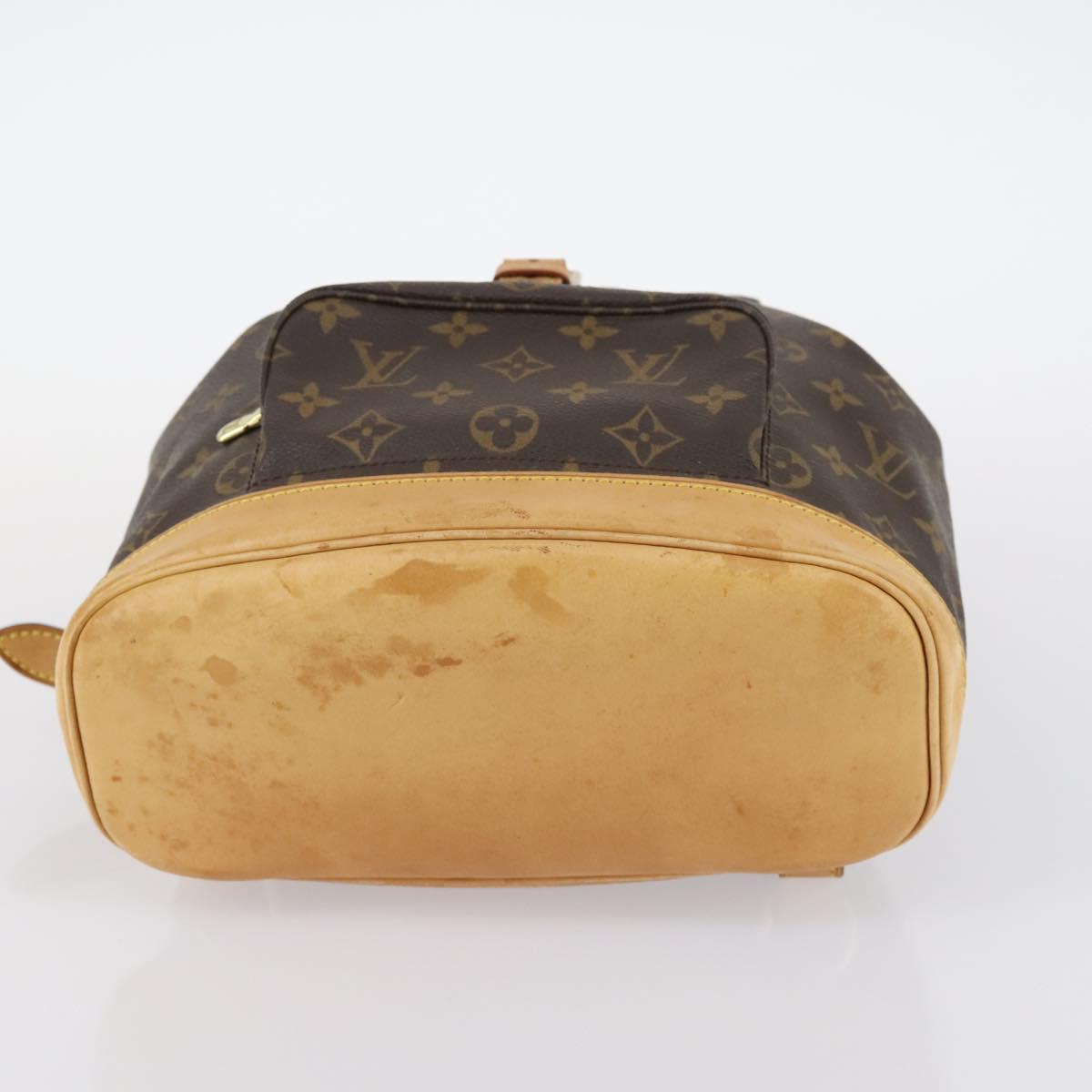 LOUIS VUITTON Monogram Montsouris MM Backpack M51136 LV Auth 142878V