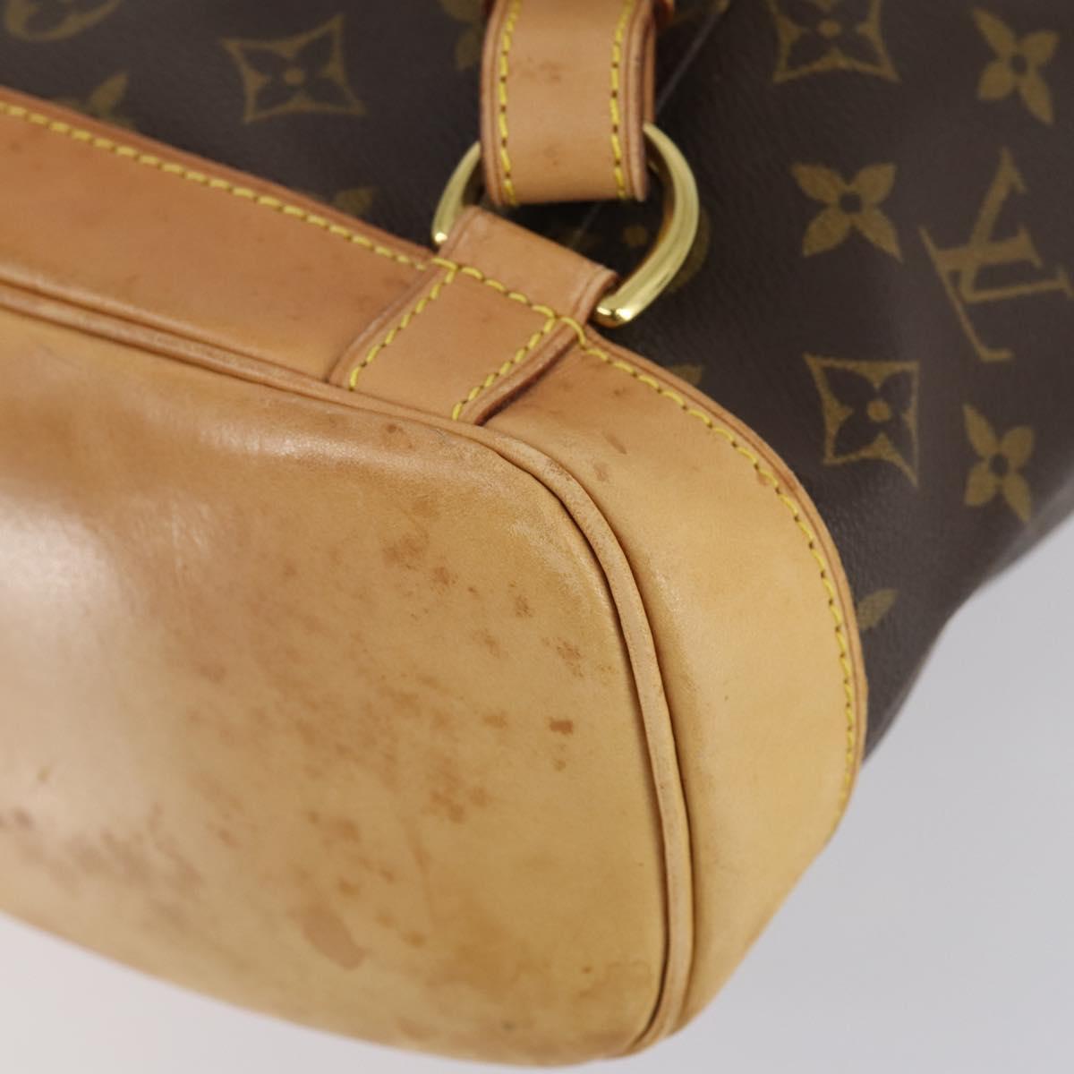 LOUIS VUITTON Monogram Montsouris MM Backpack M51136 LV Auth 142878V
