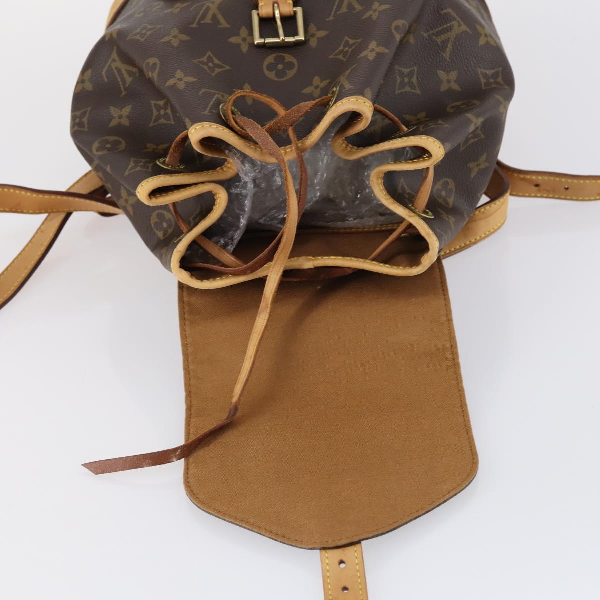 LOUIS VUITTON Monogram Montsouris MM Backpack M51136 LV Auth 142878V