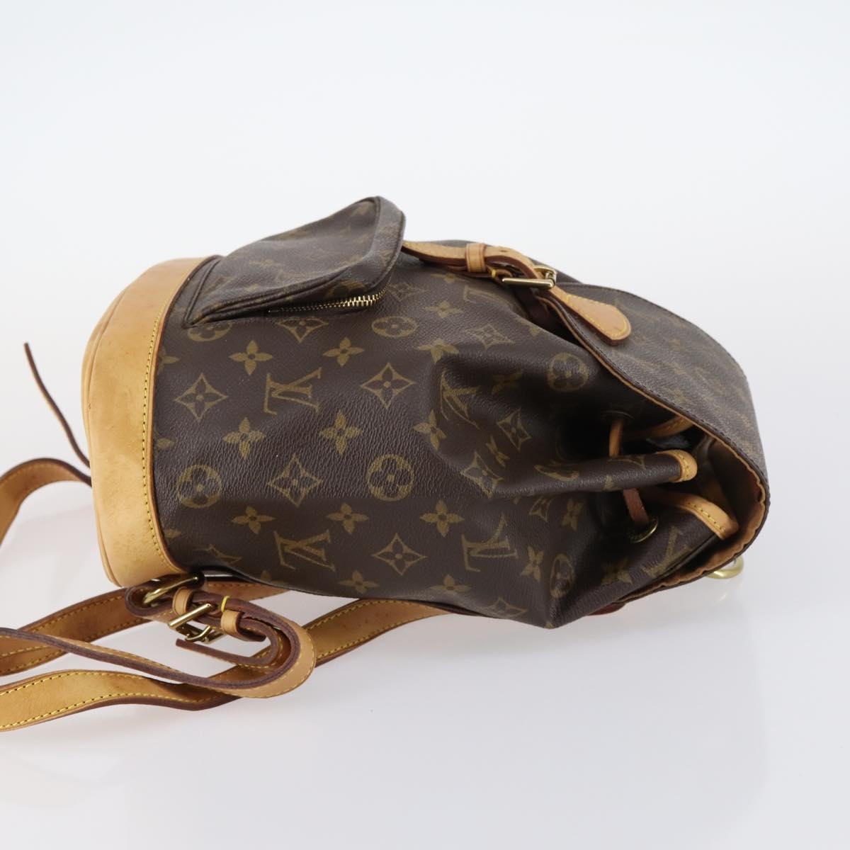 LOUIS VUITTON Monogram Montsouris MM Backpack M51136 LV Auth 142878V