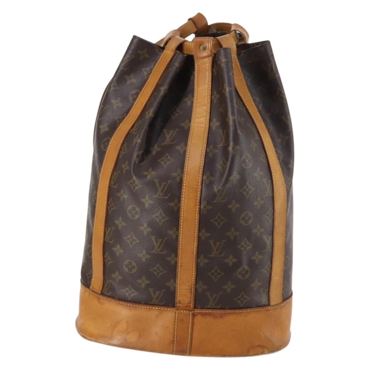 LOUIS VUITTON Monogram Randonnee GM Shoulder Bag M42244 LV Auth 142879