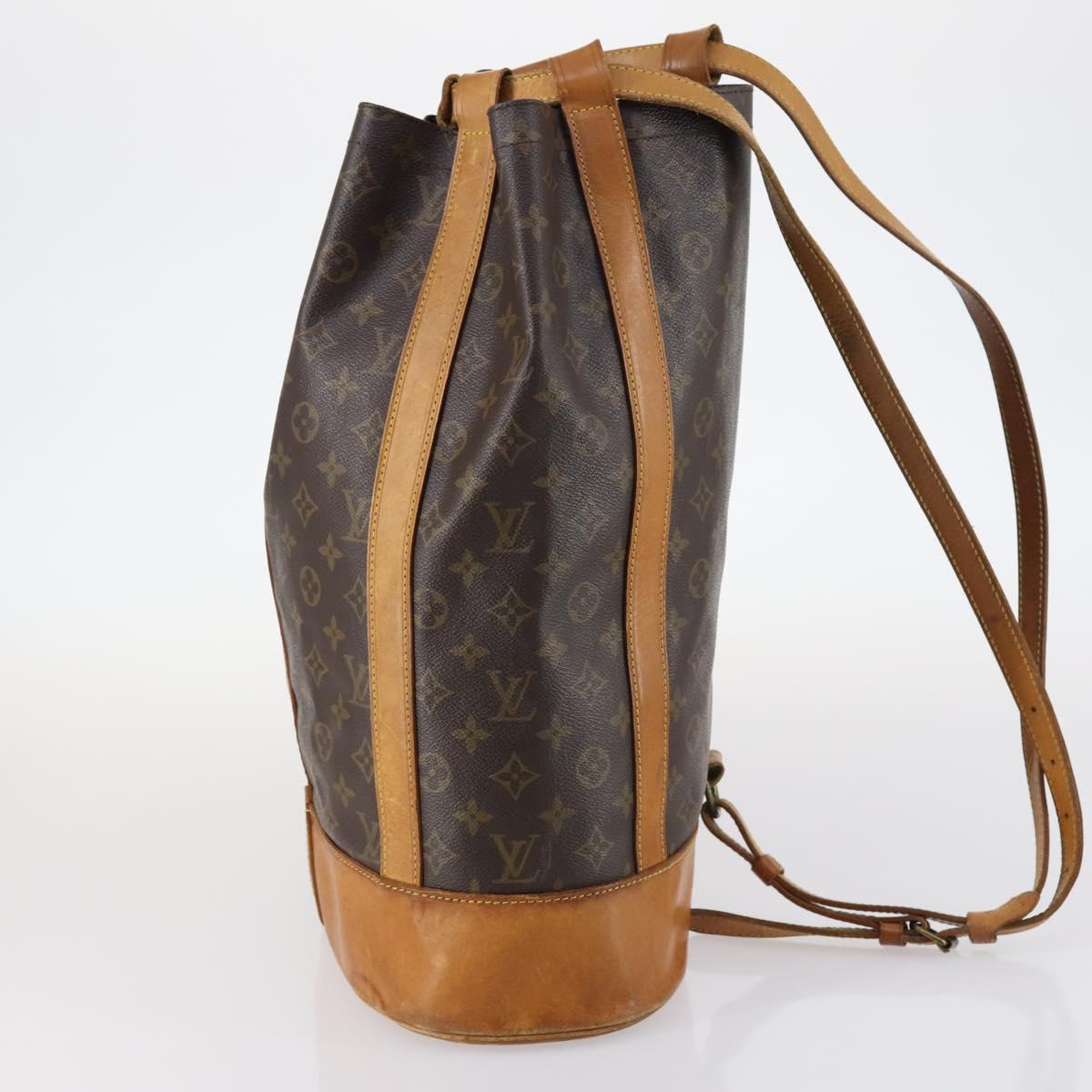 LOUIS VUITTON Monogram Randonnee GM Shoulder Bag M42244 LV Auth 142879