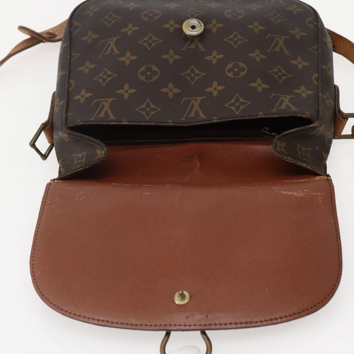 LOUIS VUITTON Monogram Saint Cloud GM Shoulder Bag M51242 LV Auth 142883