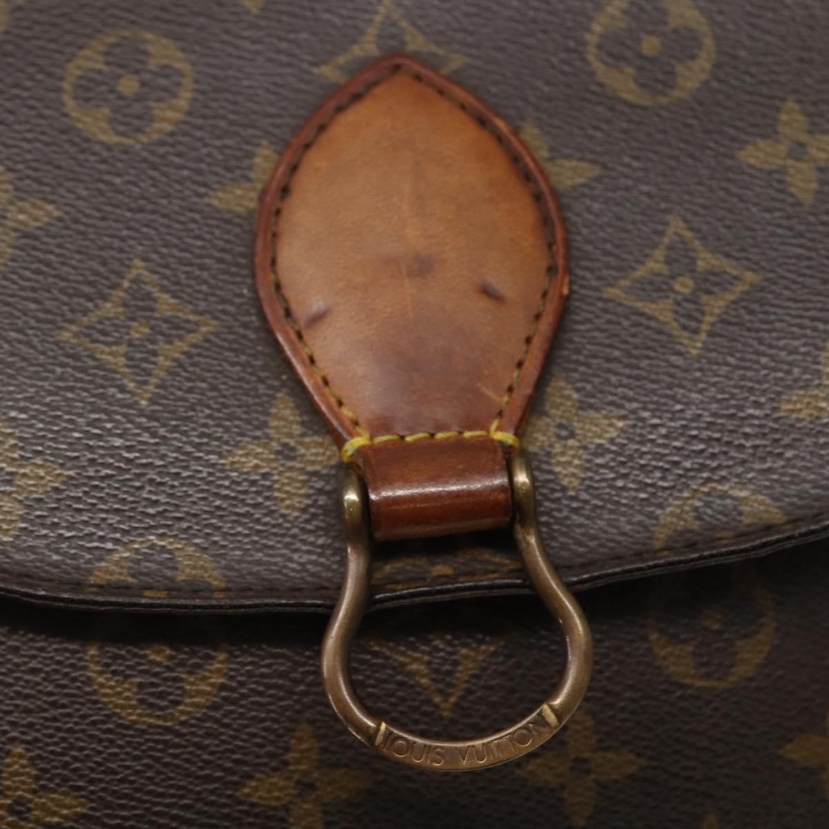 LOUIS VUITTON Monogram Saint Cloud GM Shoulder Bag M51242 LV Auth 142886