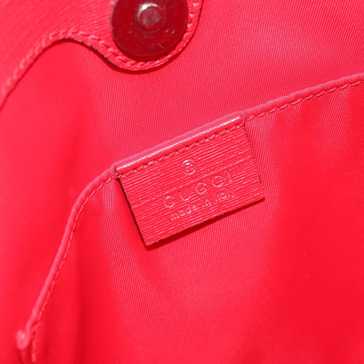 GUCCI GG Supreme Hand Bag PVC Beige 550768 Auth 142895