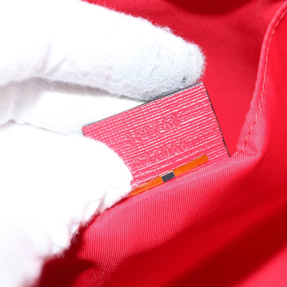 GUCCI GG Supreme Hand Bag PVC Beige 550768 Auth 142895