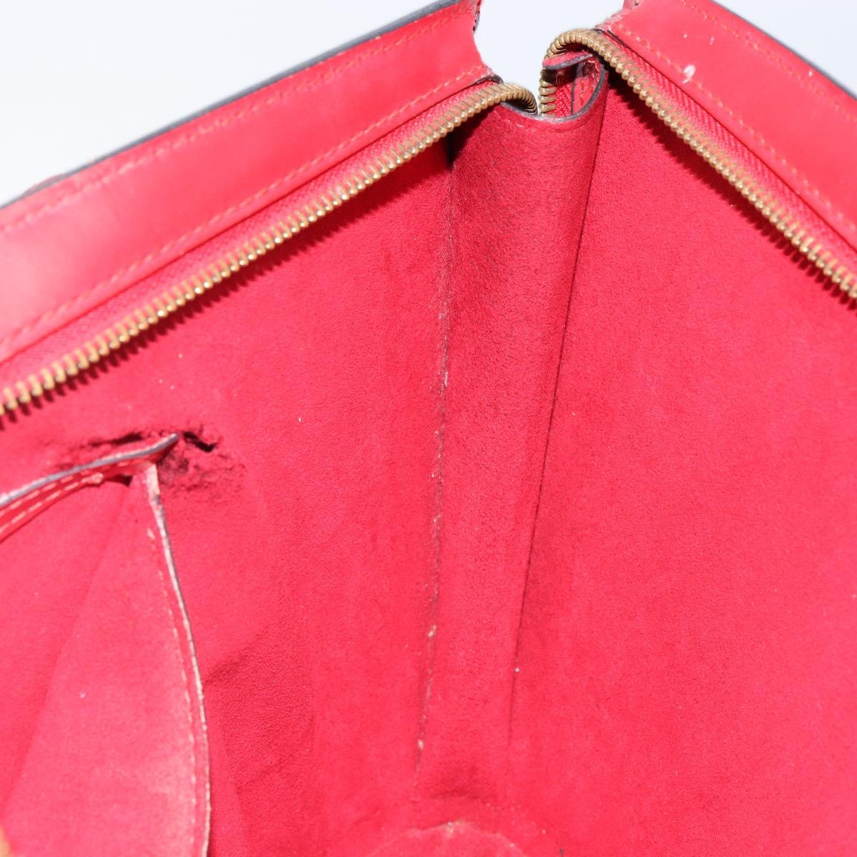 LOUIS VUITTON Epi Saint Jacques Poignees Long Hand Bag Red M52337 Auth 142907