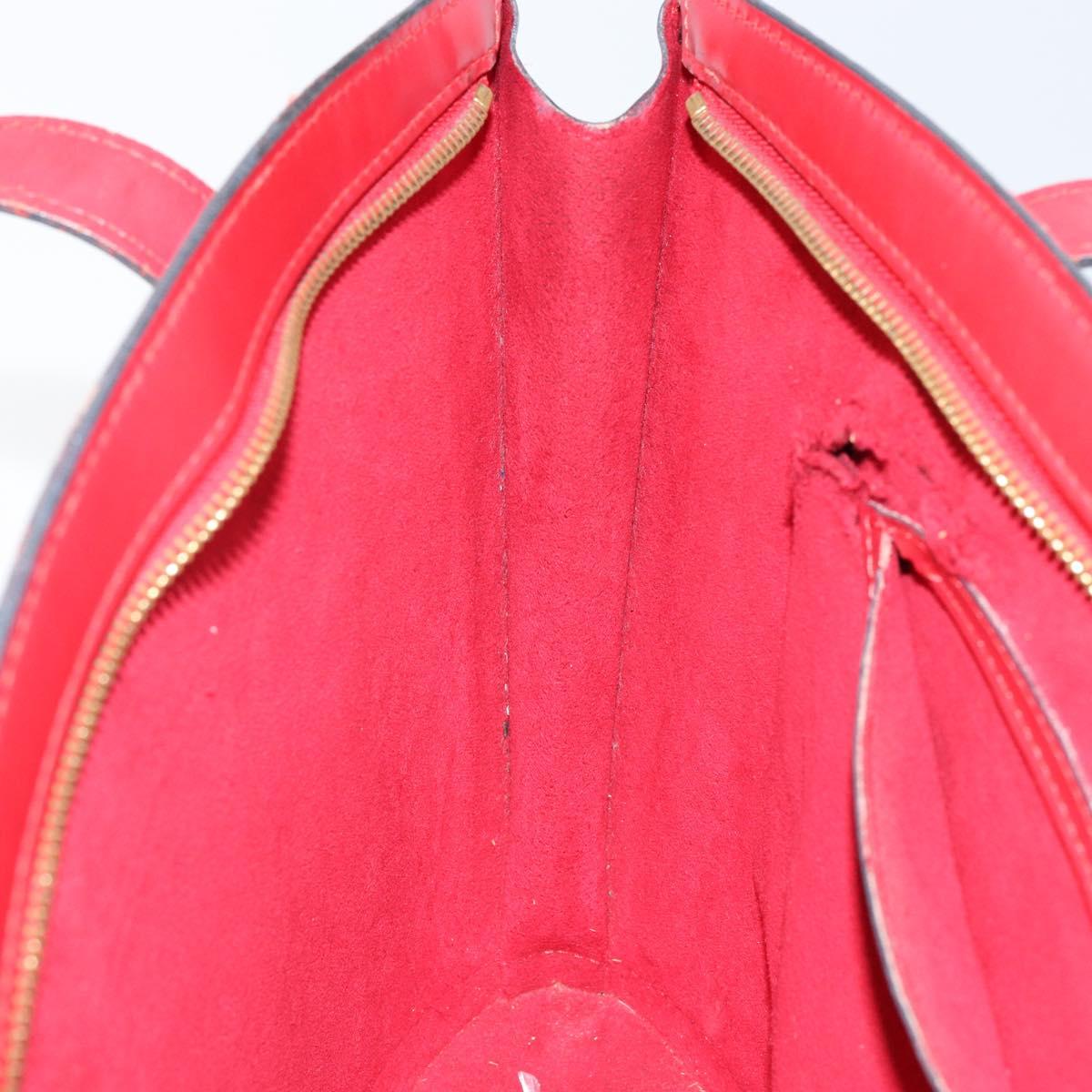 LOUIS VUITTON Epi Saint Jacques Poignees Long Hand Bag Red M52337 Auth 142907