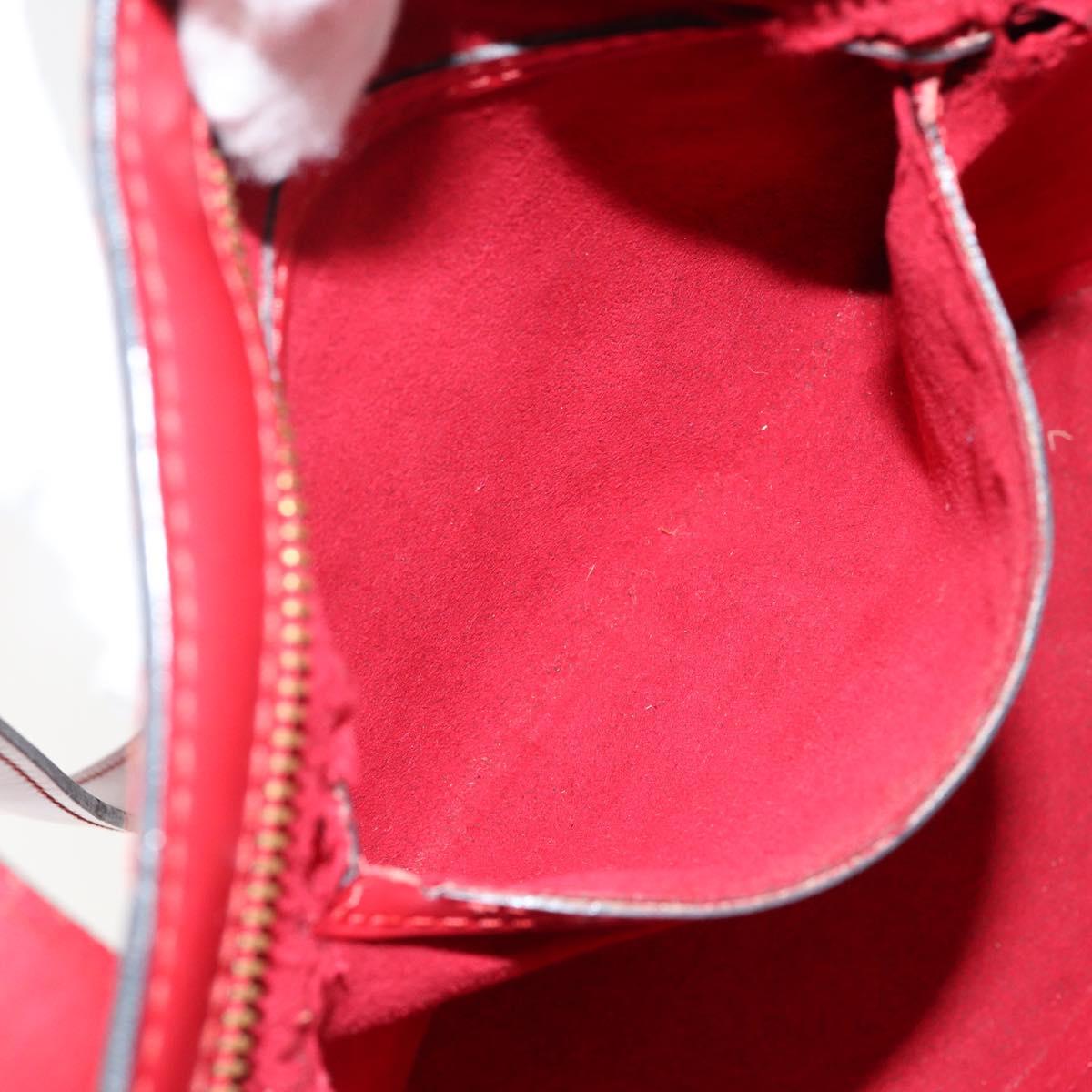 LOUIS VUITTON Epi Saint Jacques Poignees Long Hand Bag Red M52337 Auth 142907