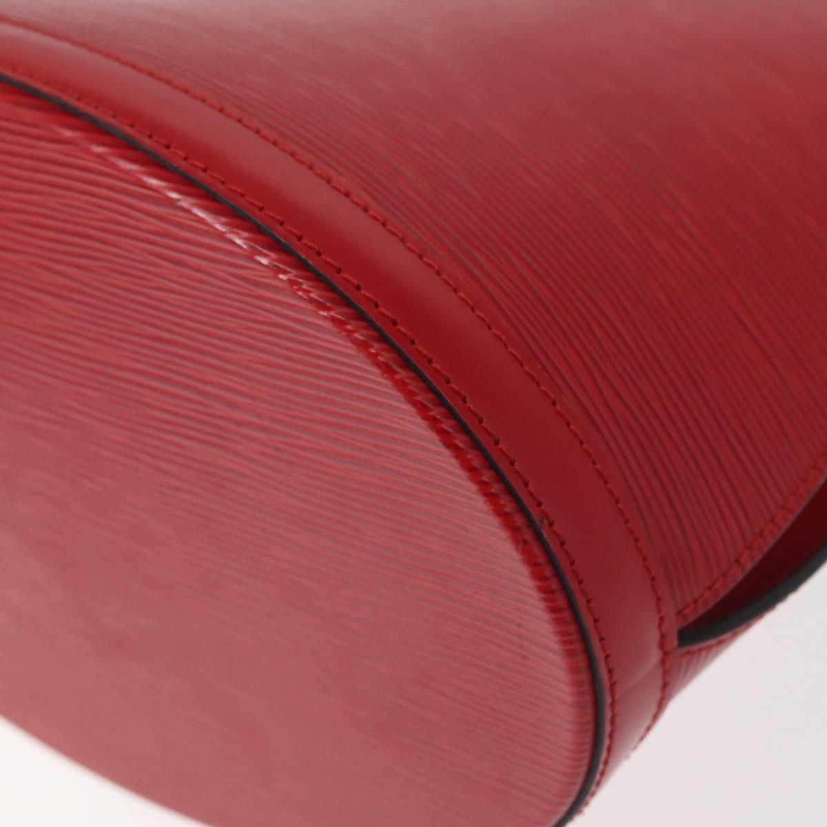 LOUIS VUITTON Epi Cluny Shoulder Bag Red M52257 LV Auth 142909