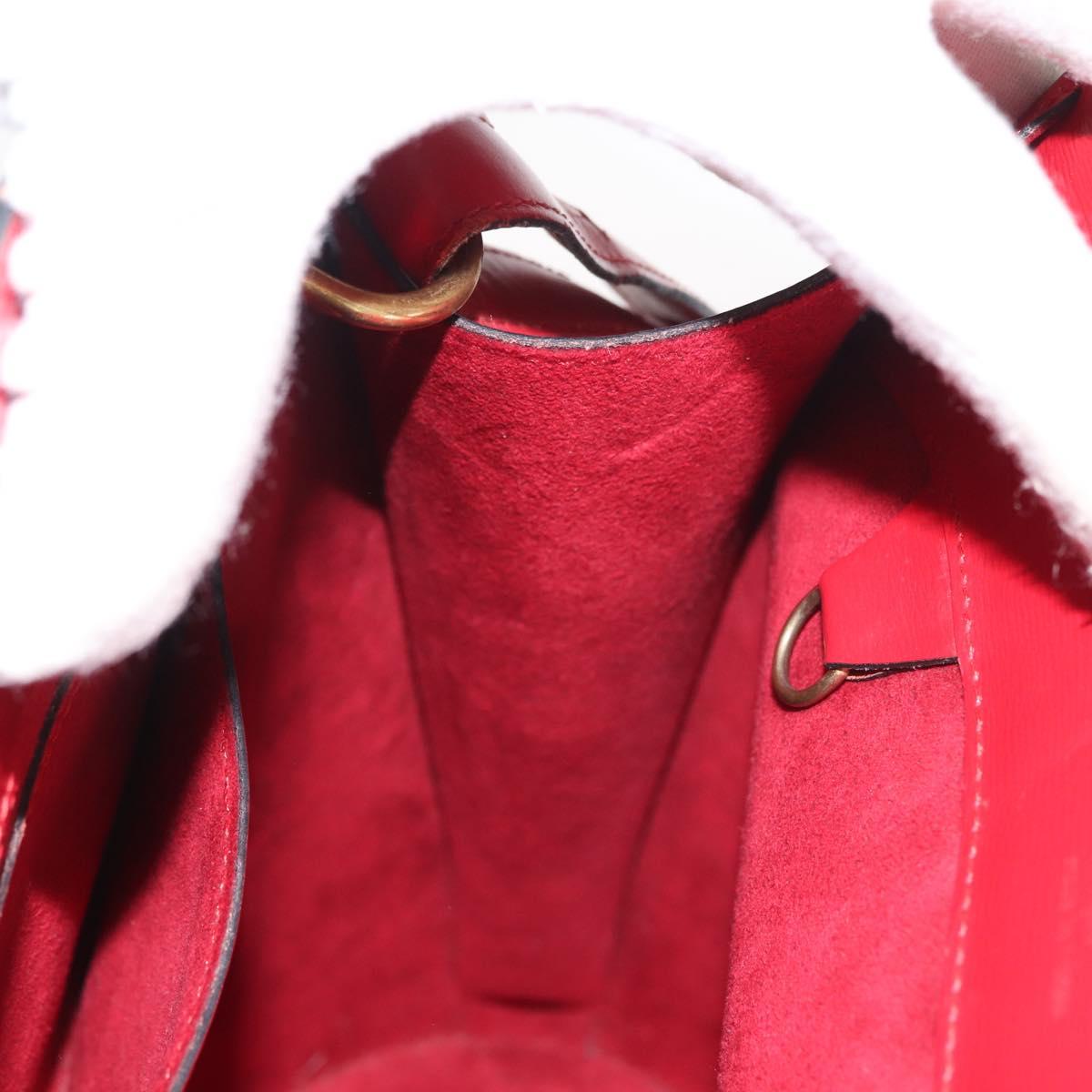 LOUIS VUITTON Epi Cluny Shoulder Bag Red M52257 LV Auth 142909
