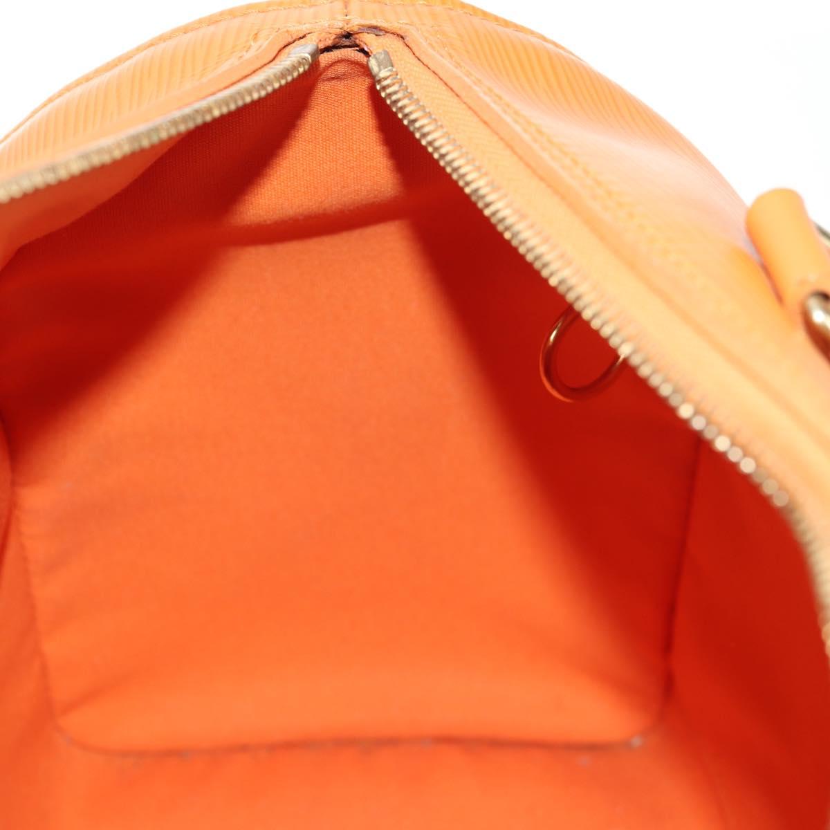 LOUIS VUITTON Epi Speedy 25 Hand Bag Orange Mandarin M5903H LV Auth 142913V