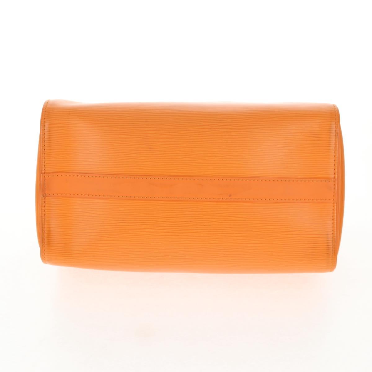 LOUIS VUITTON Epi Speedy 25 Hand Bag Orange Mandarin M5903H LV Auth 142913V