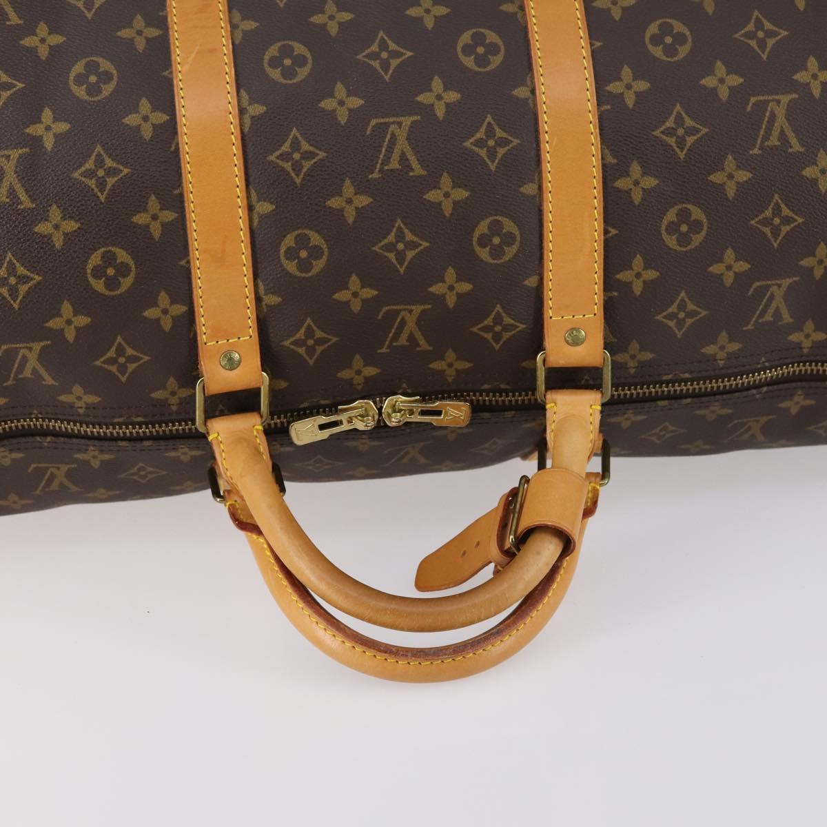 LOUIS VUITTON Monogram Keepall 60 Boston Bag M41422 LV Auth 142915