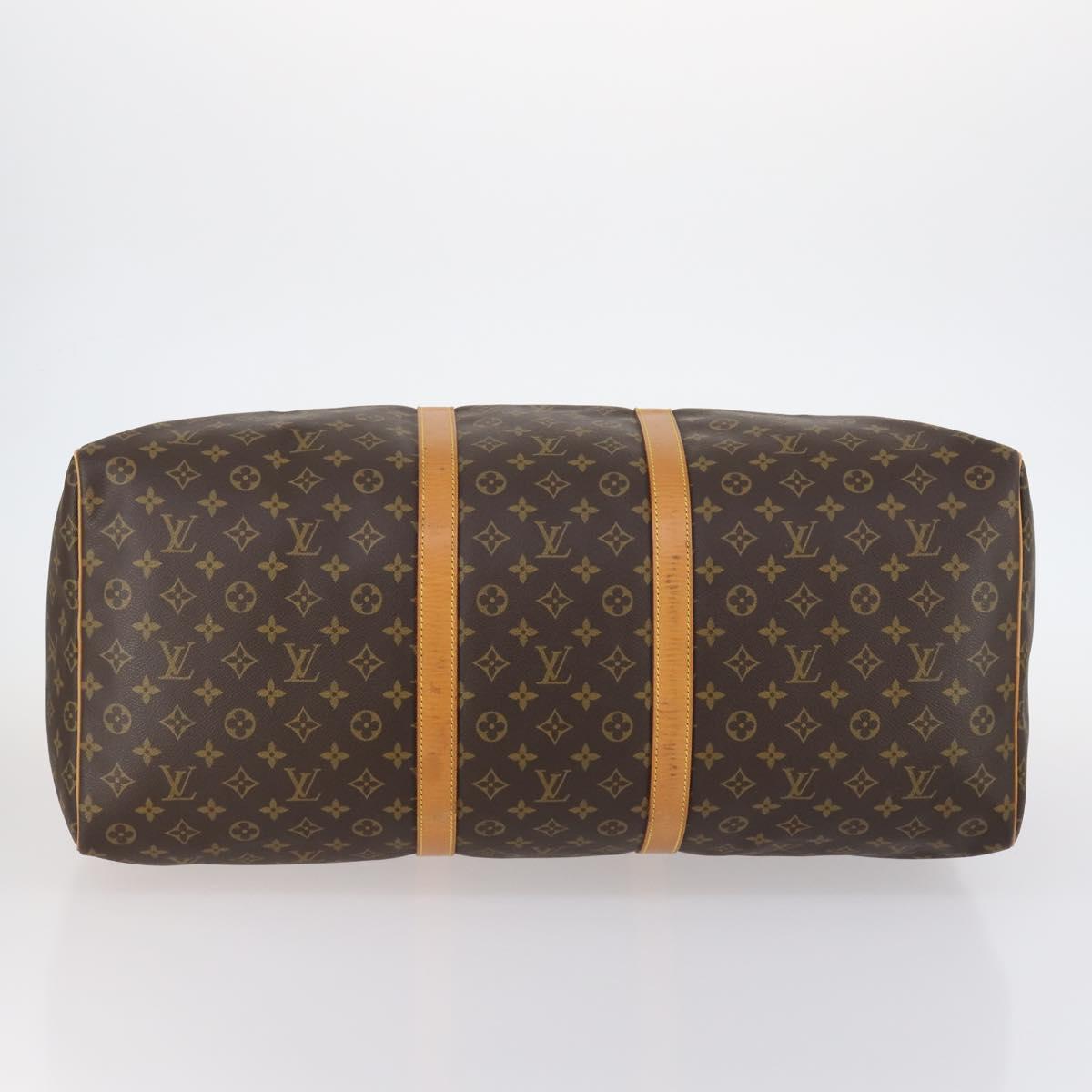 LOUIS VUITTON Monogram Keepall 60 Boston Bag M41422 LV Auth 142915