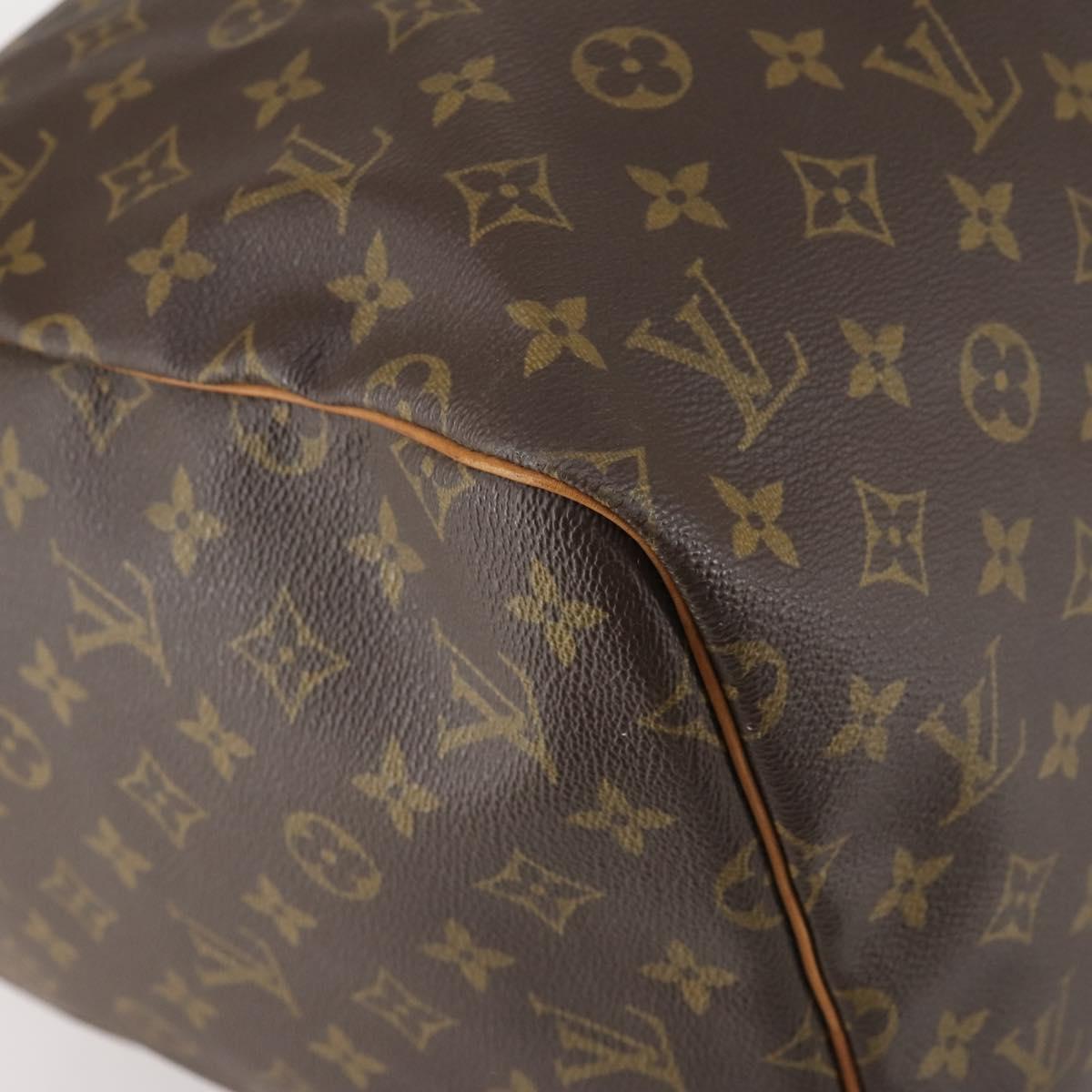 LOUIS VUITTON Monogram Keepall 55 Boston Bag M41424 LV Auth 142917