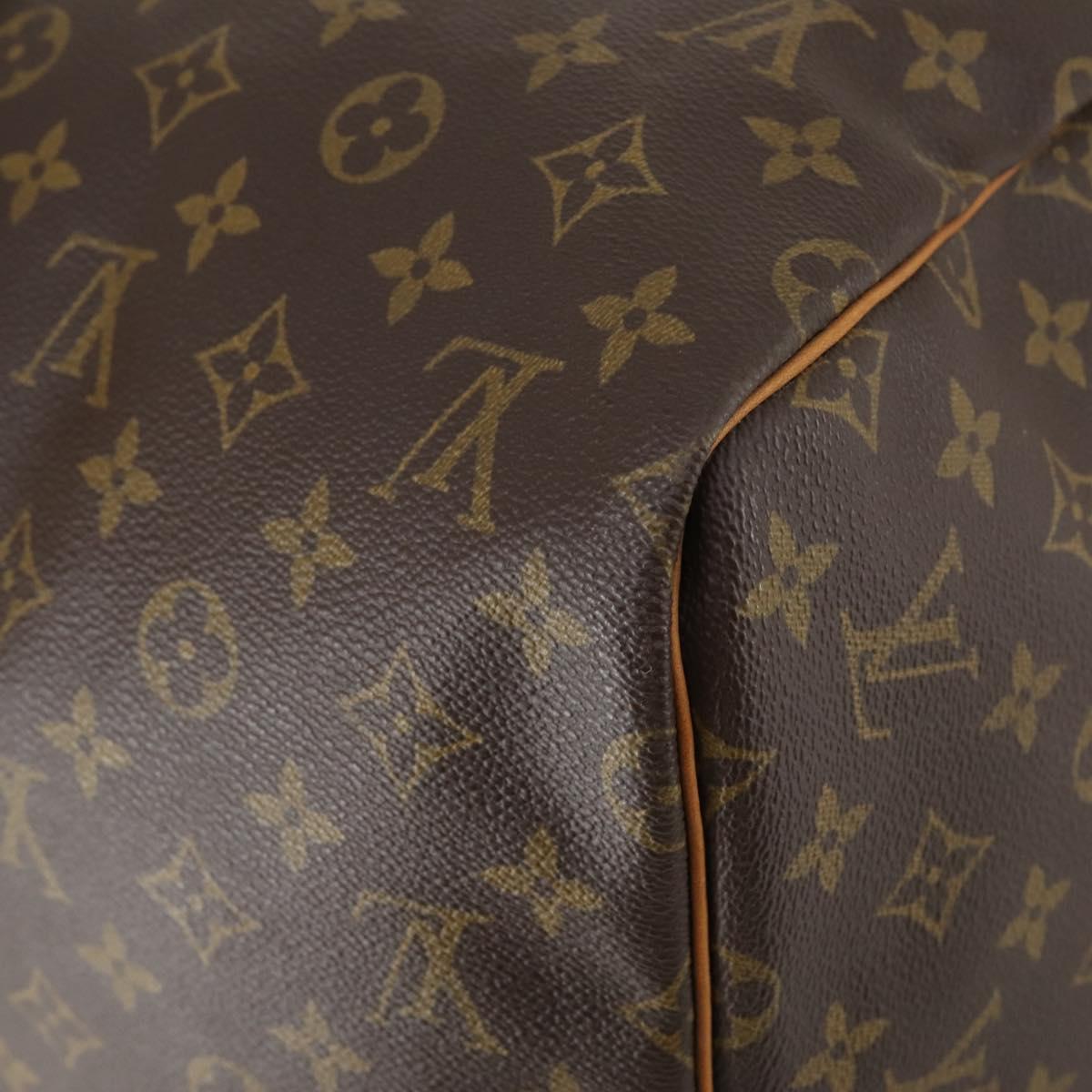 LOUIS VUITTON Monogram Keepall 55 Boston Bag M41424 LV Auth 142917