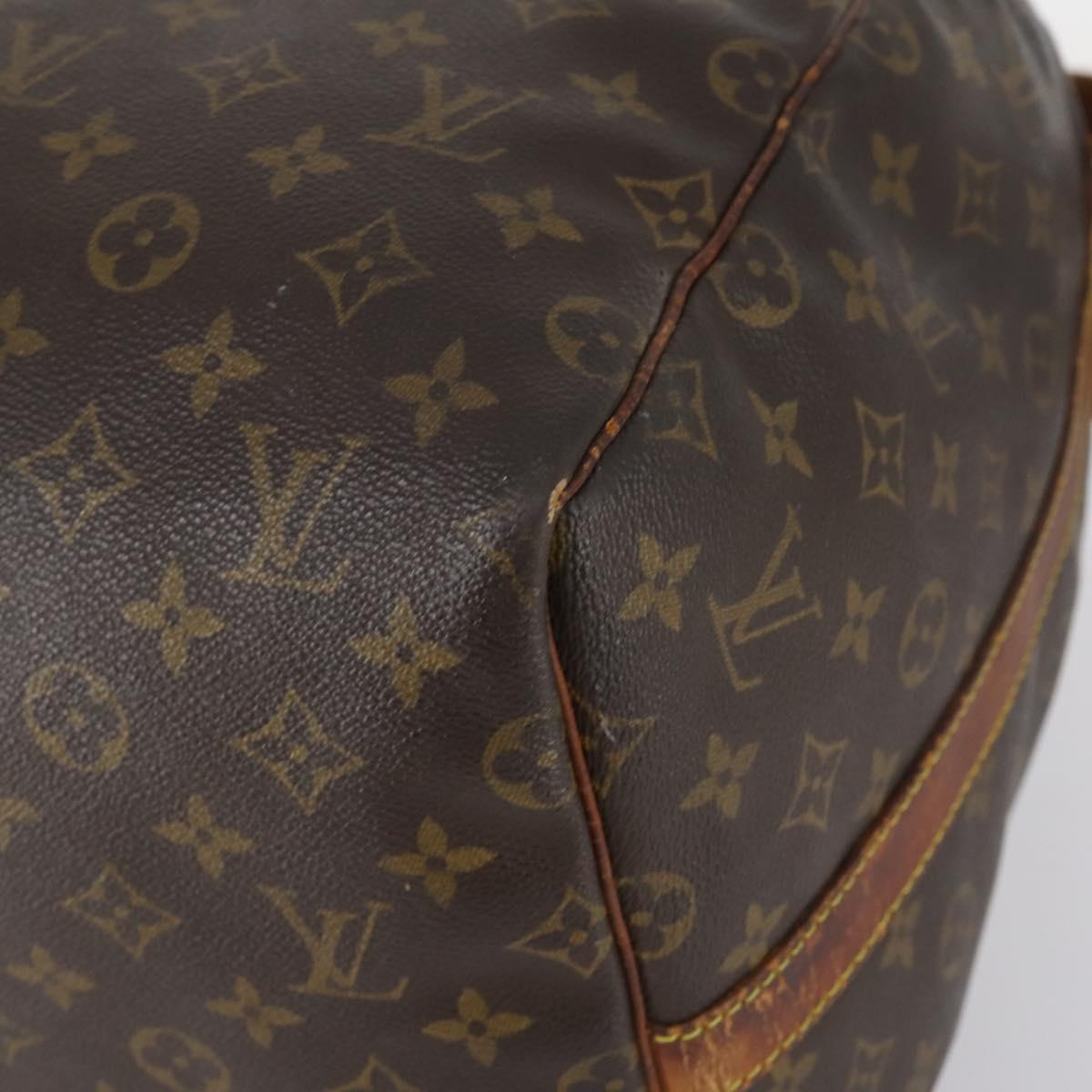 LOUIS VUITTON Monogram Keepall Bandouliere 55 Boston Bag M41414 LV Auth 142919