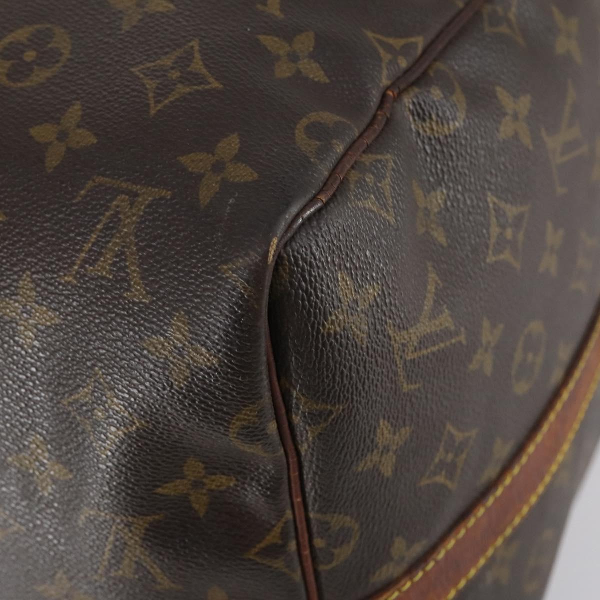 LOUIS VUITTON Monogram Keepall Bandouliere 55 Boston Bag M41414 LV Auth 142919