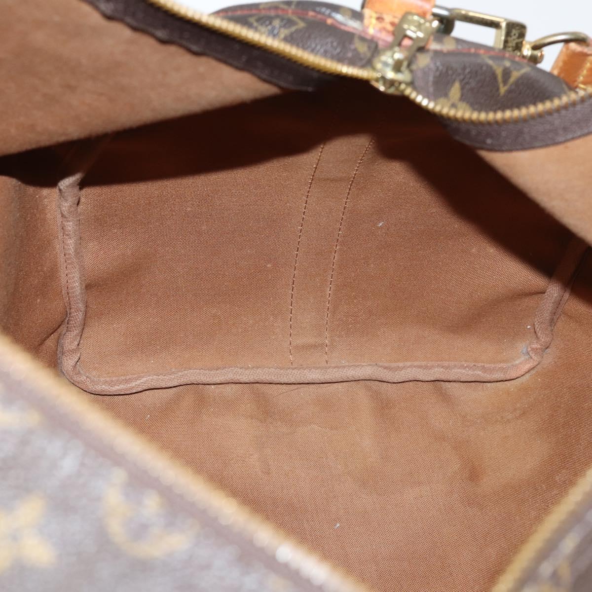 LOUIS VUITTON Monogram Keepall Bandouliere 55 Boston Bag M41414 LV Auth 142919