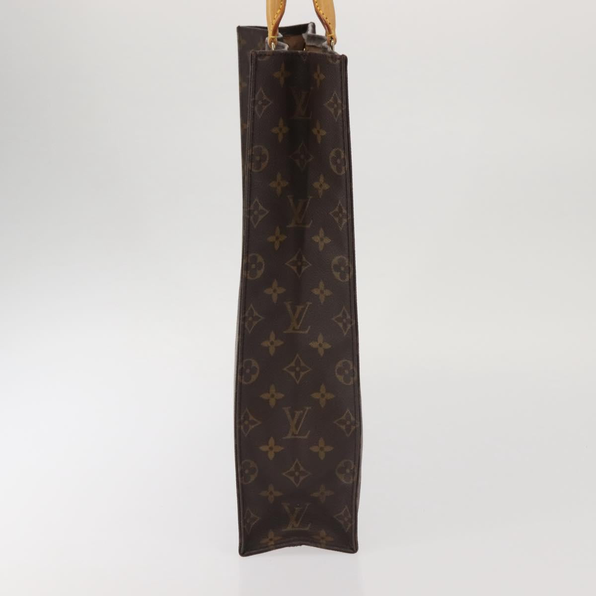 LOUIS VUITTON Monogram Sac Plat Hand Bag M51140 LV Auth 142922