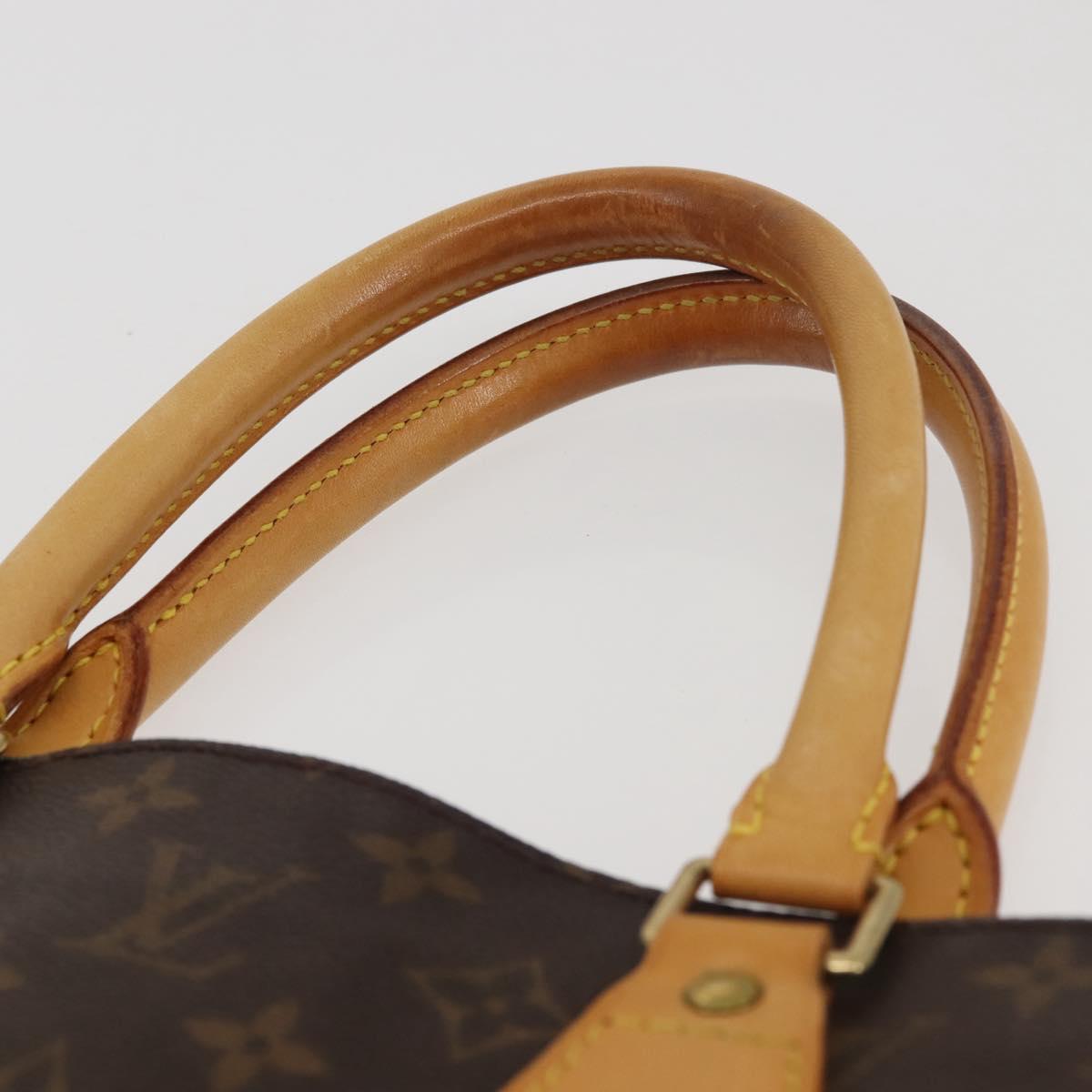LOUIS VUITTON Monogram Sac Plat Hand Bag M51140 LV Auth 142922