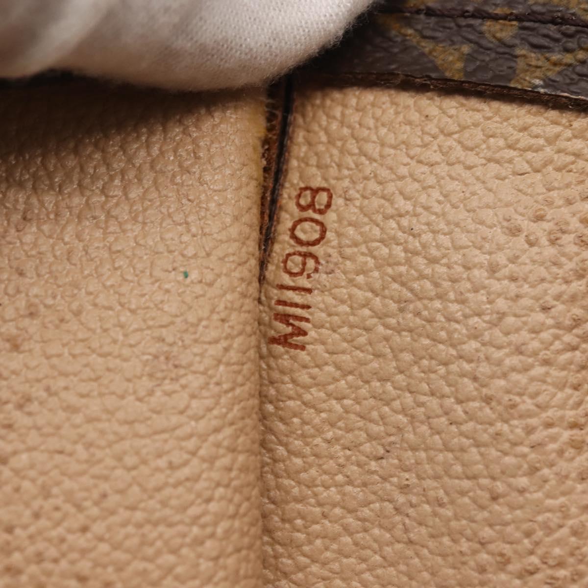 LOUIS VUITTON Monogram Sac Plat Hand Bag M51140 LV Auth 142924