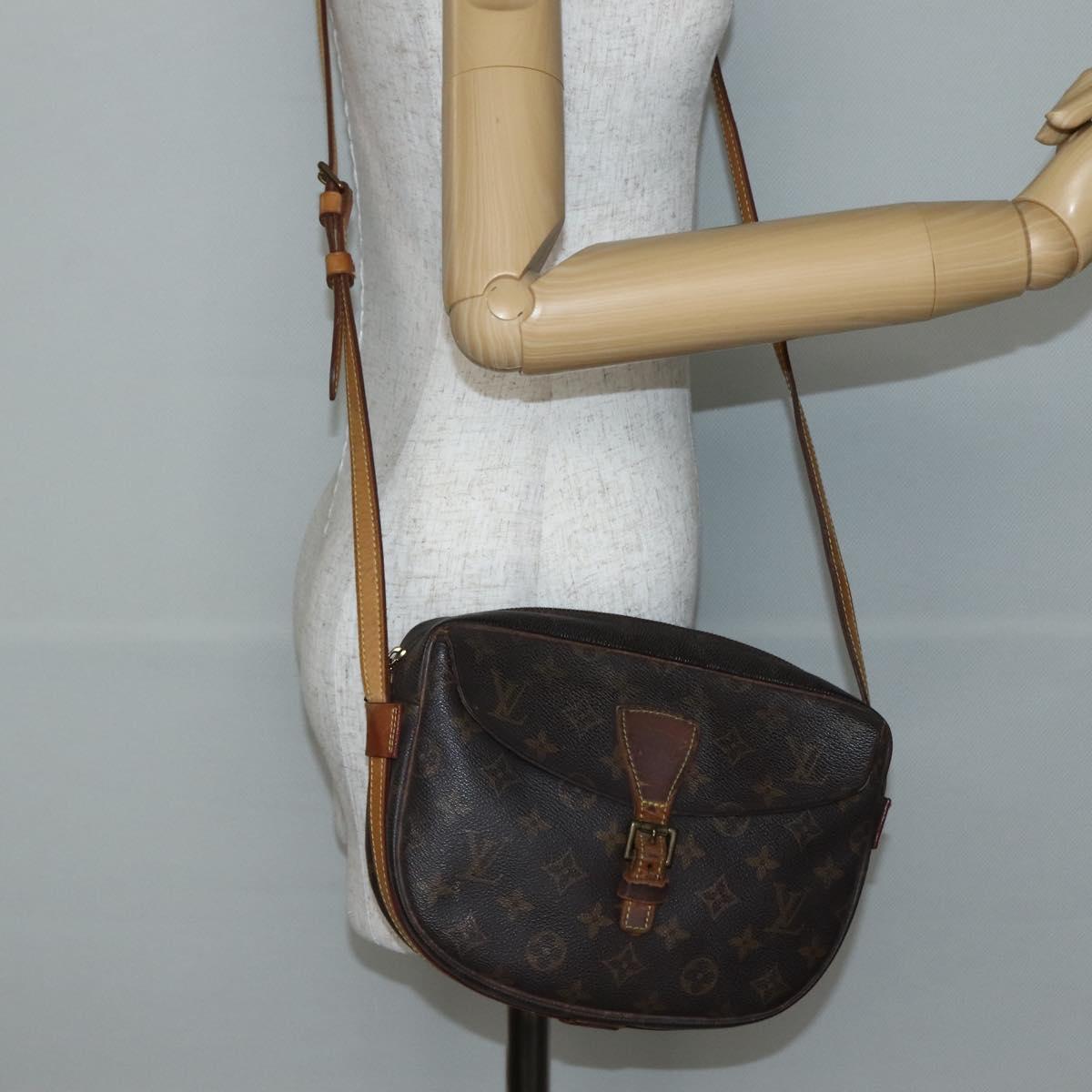 LOUIS VUITTON Monogram Jeune Fille MM Shoulder Bag M51226 LV Auth 142928