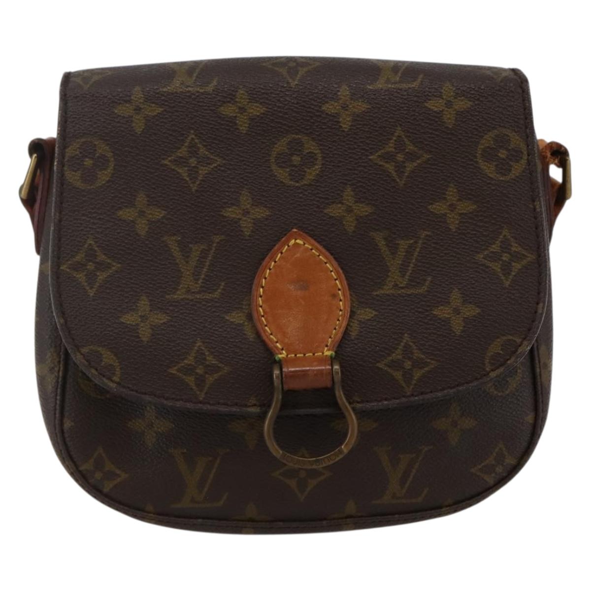LOUIS VUITTON Monogram Saint Cloud MM Shoulder Bag M51243 LV Auth 142930