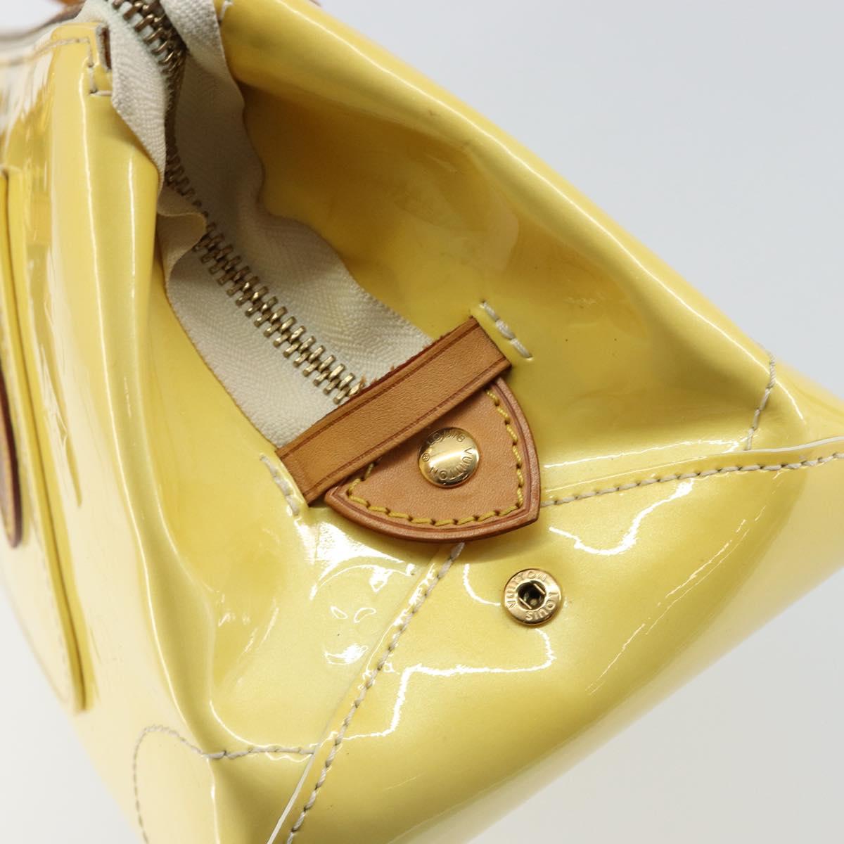 LOUIS VUITTON Monogram Vernis Rosewood Avenue Hand Bag Perle M93508 Auth 142934