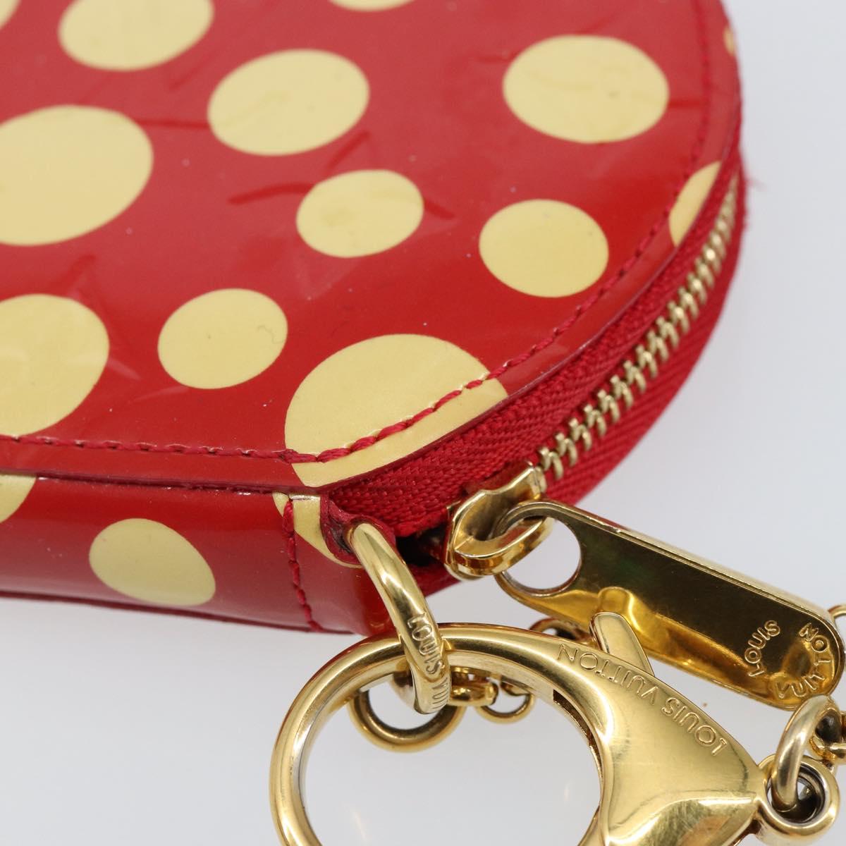 LOUIS VUITTON Vernis Dot Infinity Porte Monnaie Chapeau M91570 LV Auth 142946