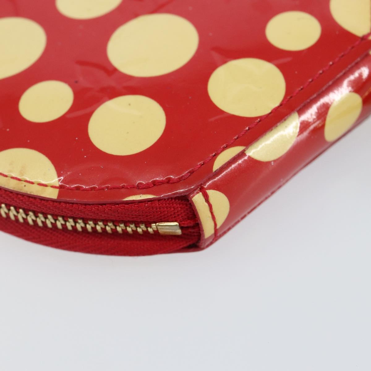 LOUIS VUITTON Vernis Dot Infinity Porte Monnaie Chapeau M91570 LV Auth 142946