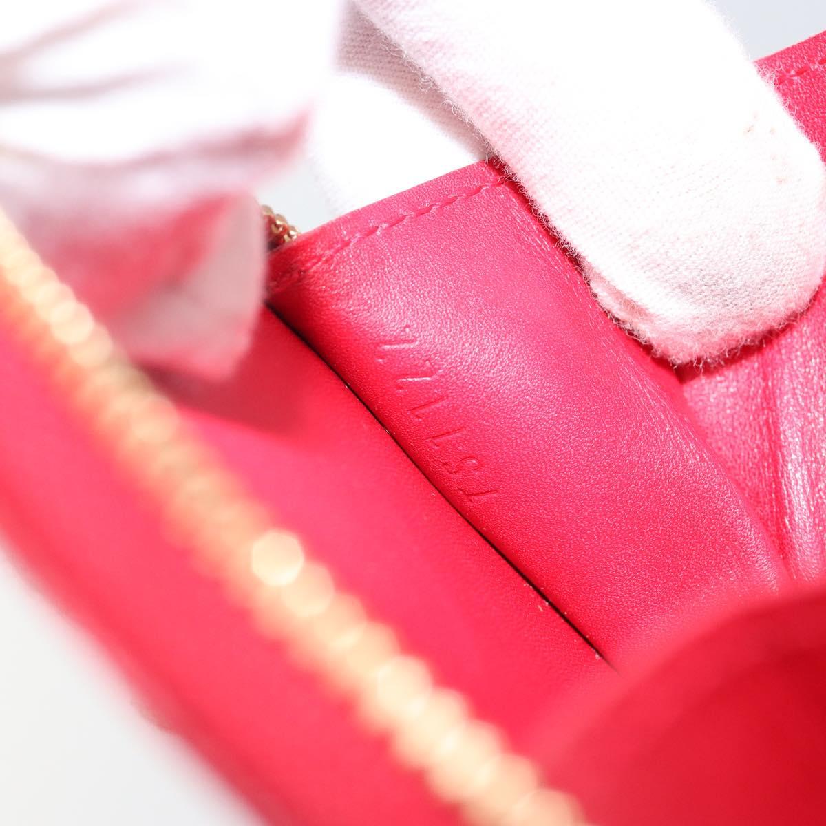 LOUIS VUITTON Vernis Dot Infinity Porte Monnaie Chapeau M91570 LV Auth 142946