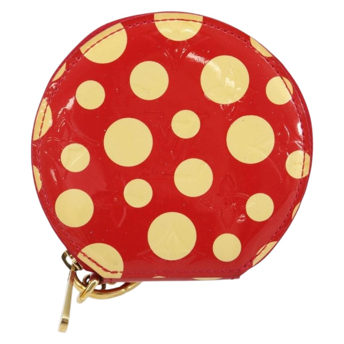 LOUIS VUITTON Vernis Dot Infinity Porte Monnaie Chapeau M91570 LV Auth 142946